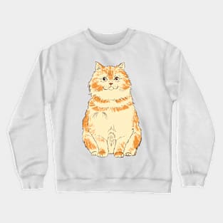 Fluffy cat Crewneck Sweatshirt